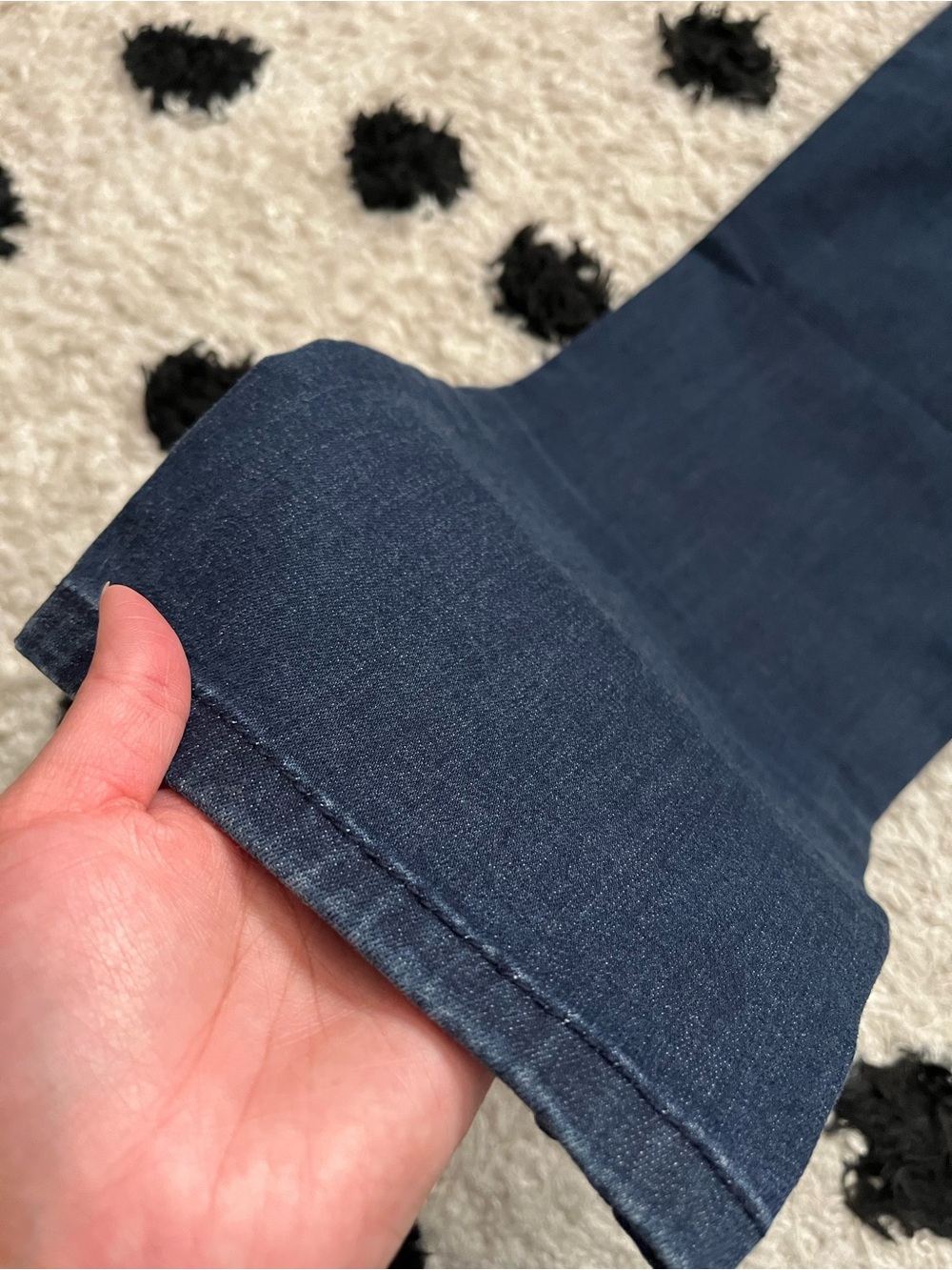 J jill size 14 smooth fit slim ankle Dark Blue Stretch Jeans - Picture 8 of 10